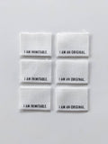 Sy-inn Merkelapper Bomull "I Am Inimitable. I Am An Original"