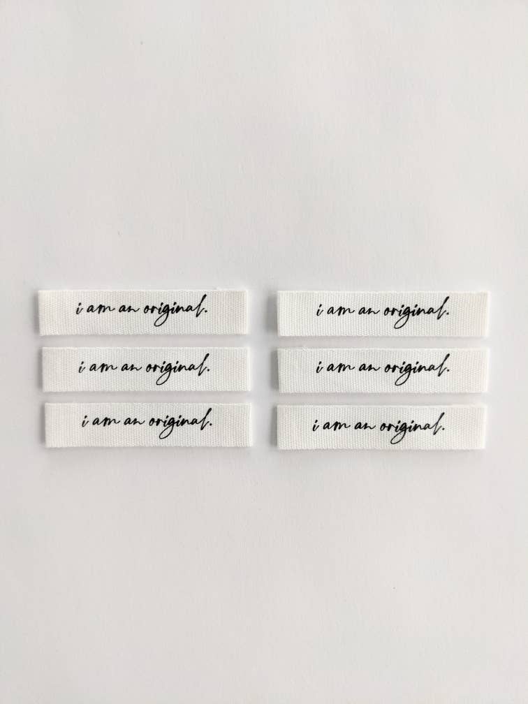 Sy-inn Merkelapper Bomull "I Am An Original"