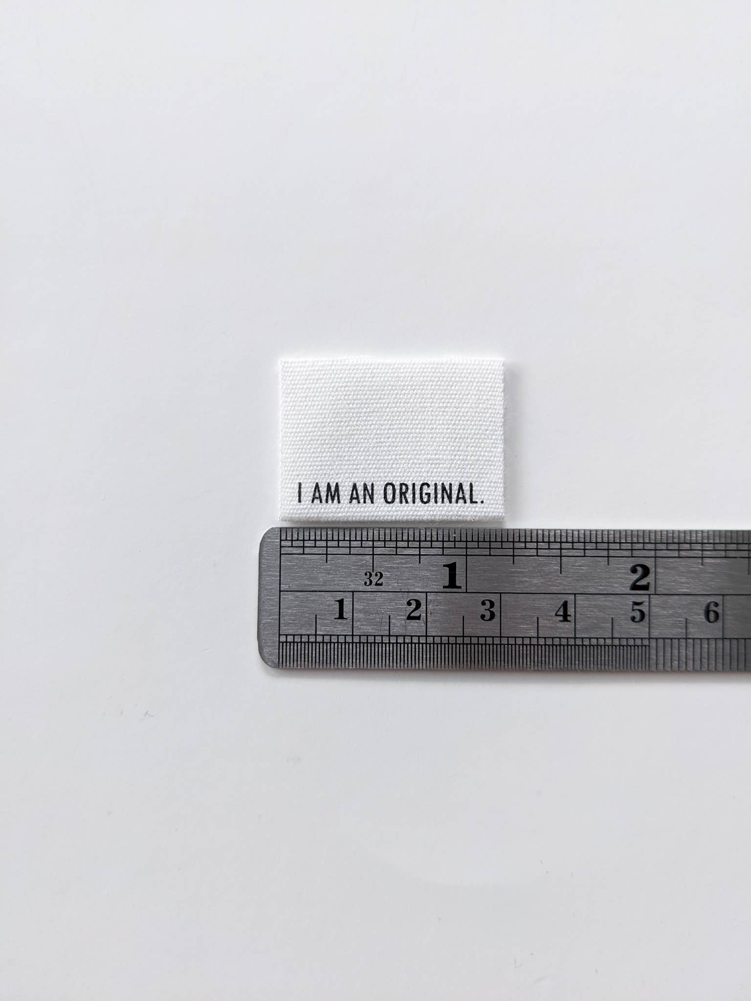 Sy-inn Merkelapper Bomull "I Am Inimitable. I Am An Original"