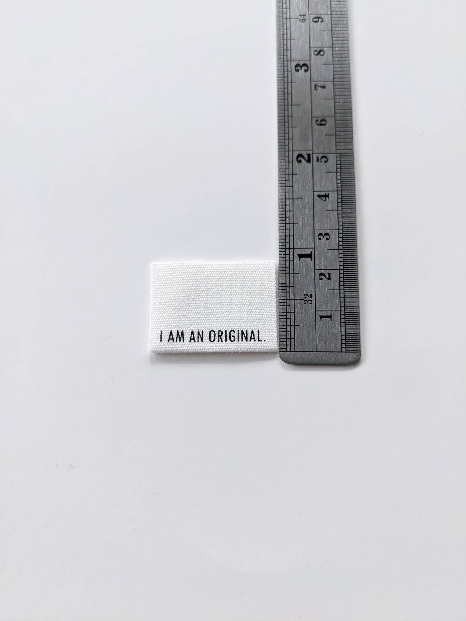 Sy-inn Merkelapper Bomull "I Am Inimitable. I Am An Original"