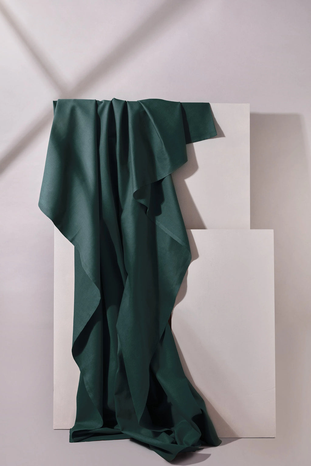 Gabardine 100% Bomull Dyp Skogsgrønn