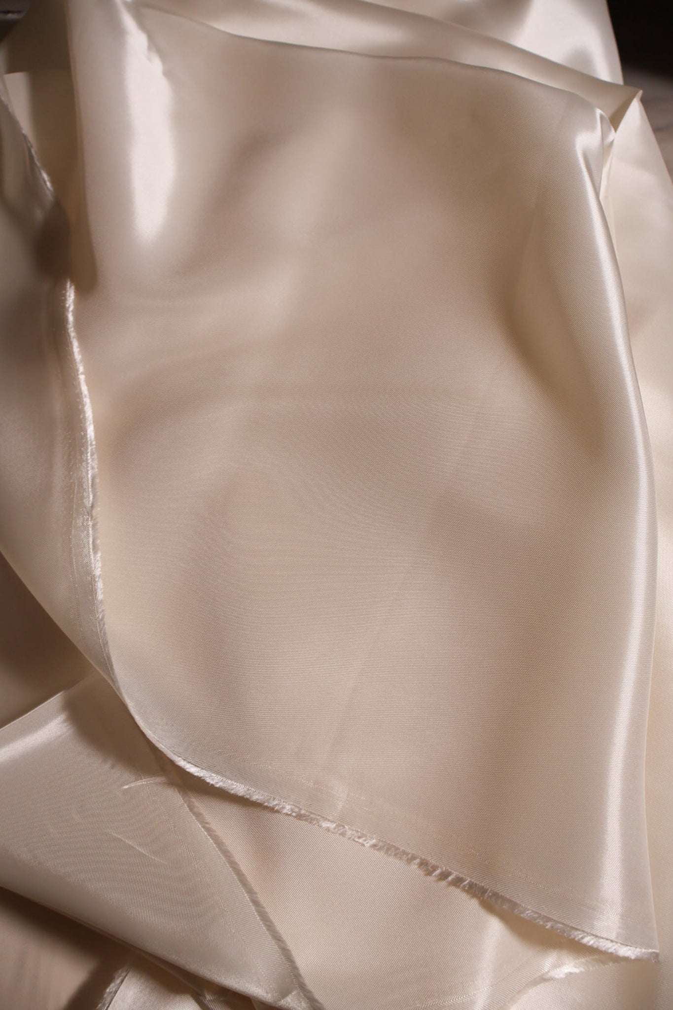 Viskose Fôr Twill Ivory