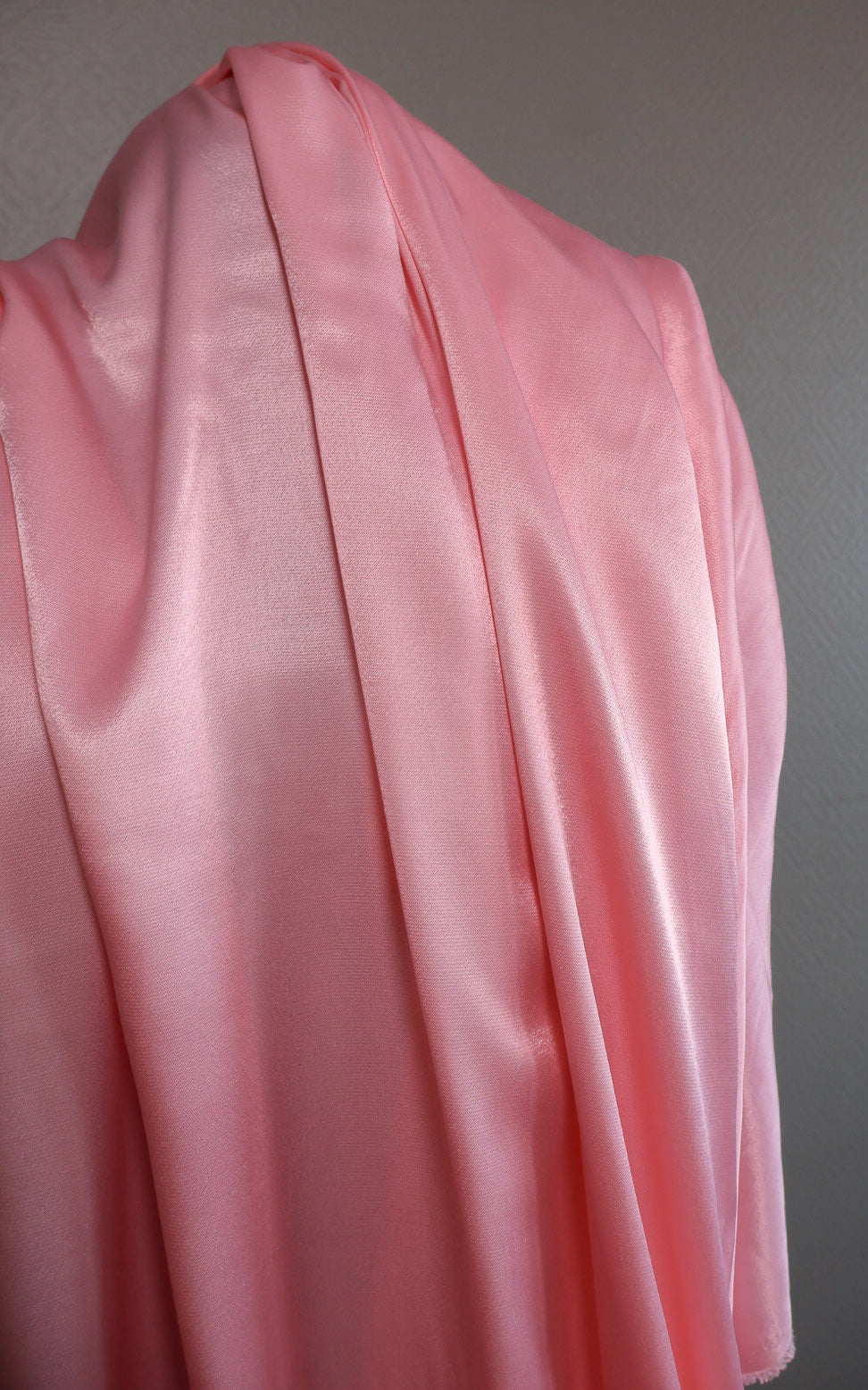 EcoVero Viskose Sateng Rosa Rose