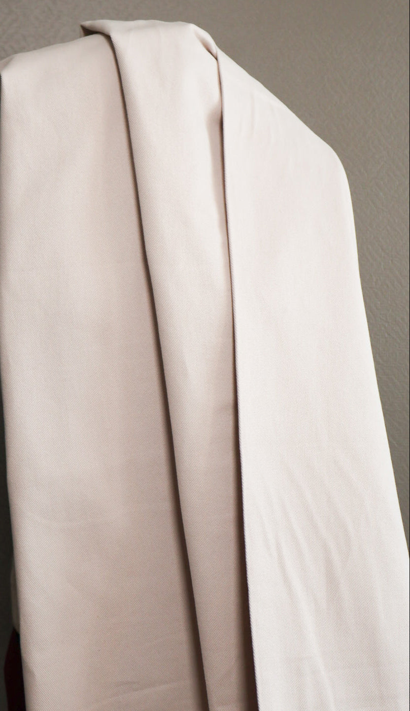 Gabardine 100% Bomull Milky Clay