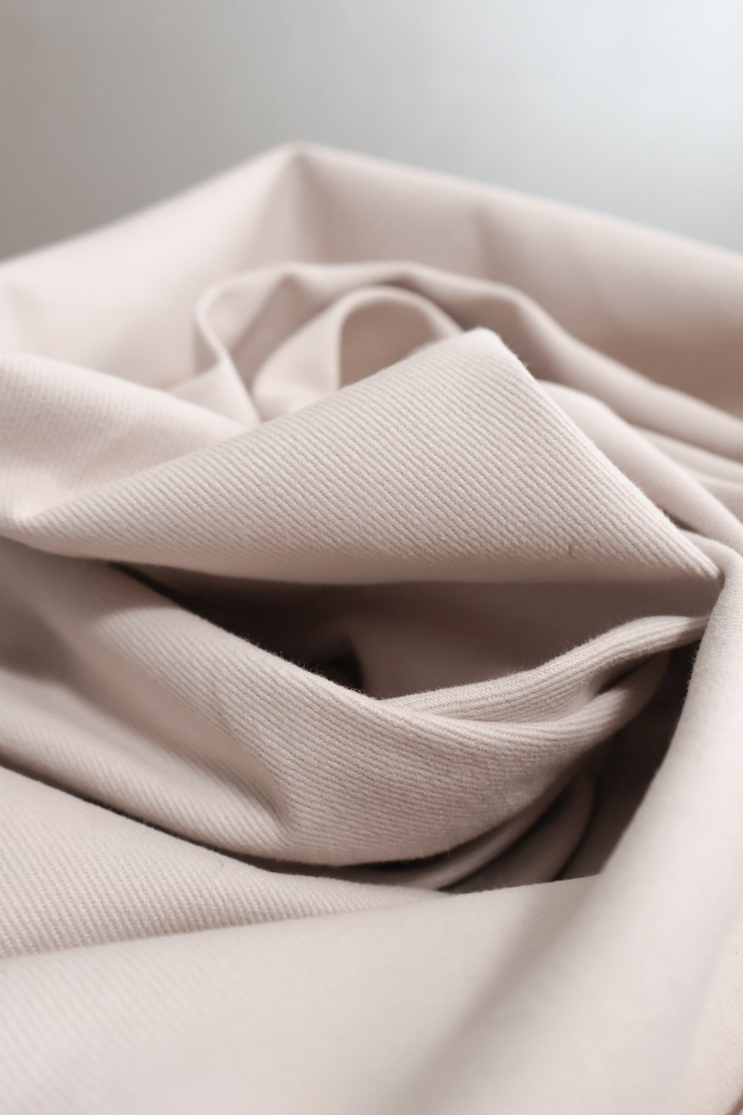 Gabardine 100% Bomull Milky Clay