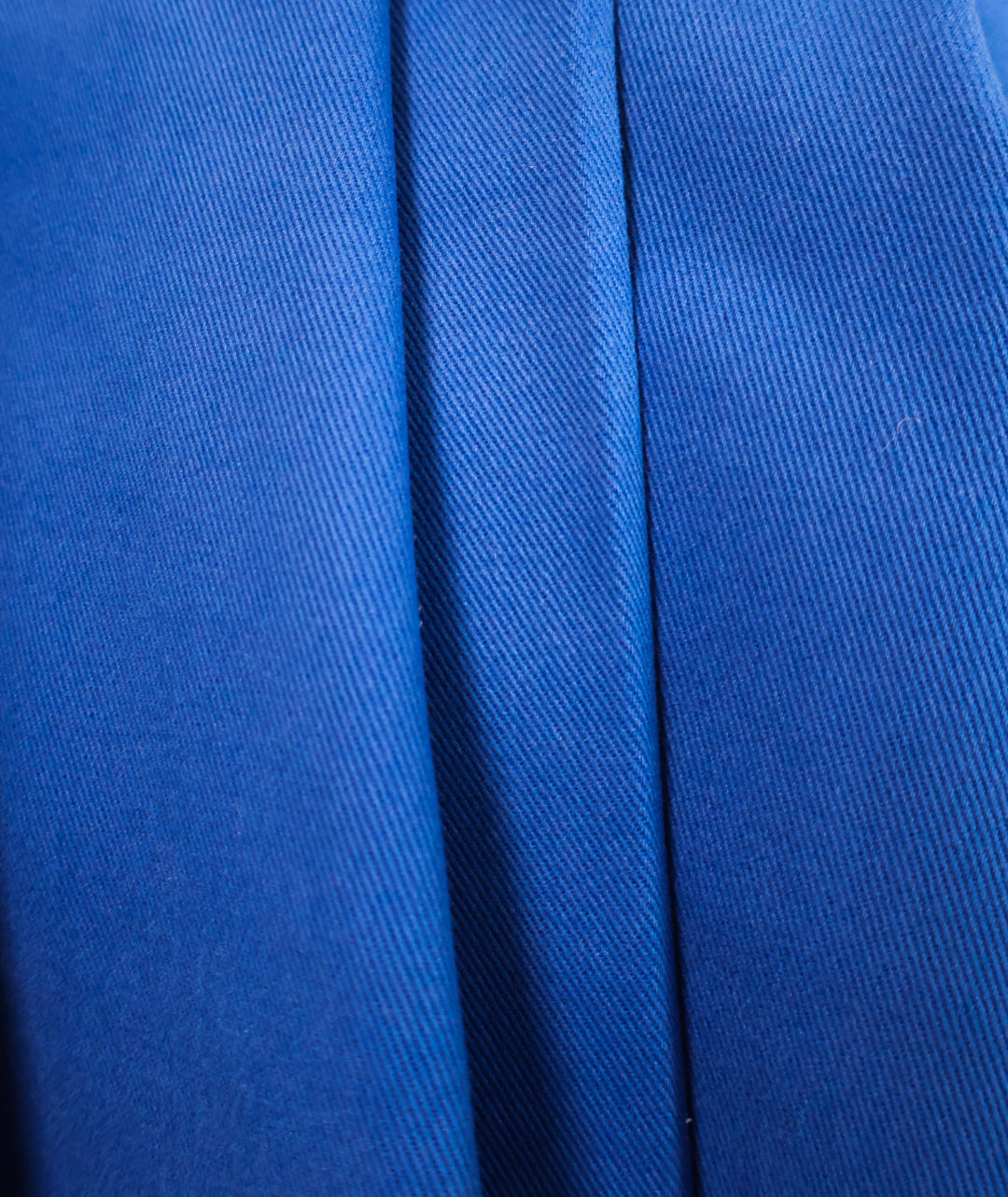 Gabardine 100% Bomull Kobolt Blå