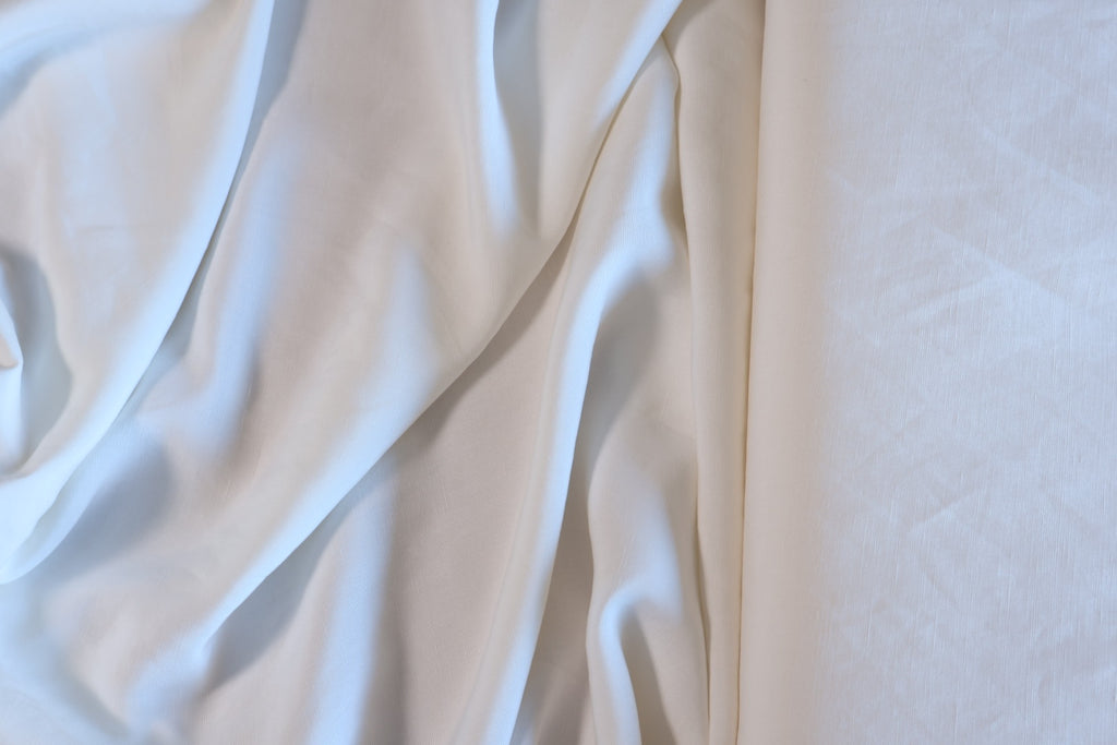 Sandvasket Tencel og Lin Off-white