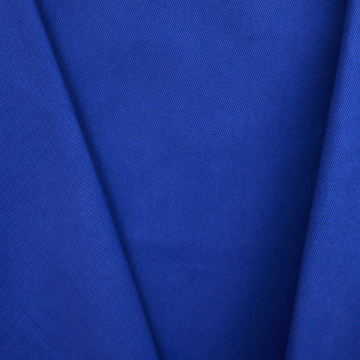 Gabardine 100% Bomull Kobolt Blå