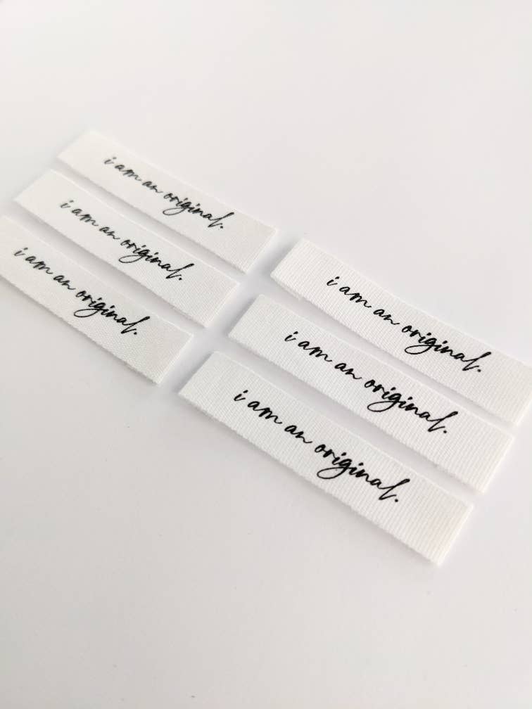 Sy-inn Merkelapper Bomull "I Am An Original"