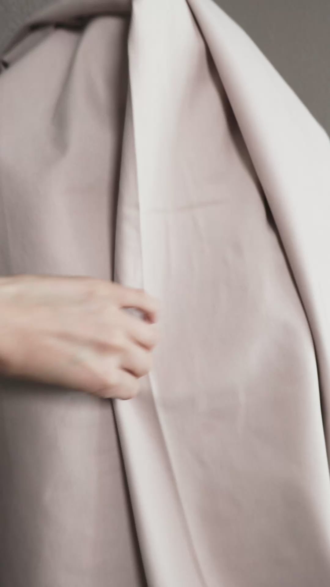 Gabardine 100% Bomull Milky Clay